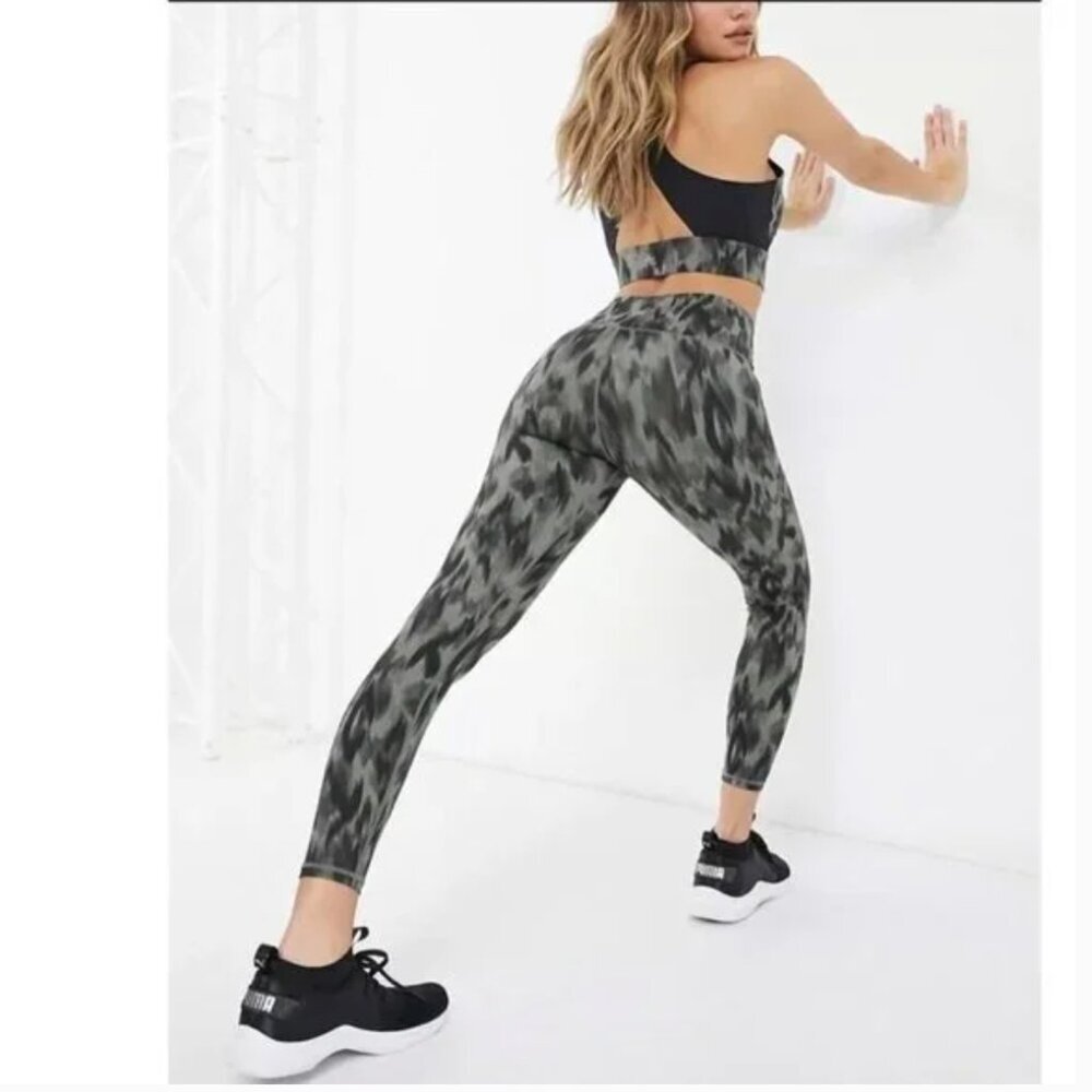 Varley Luna High Rise Leggings Aztec Animal Print Women's Small Smooth Stretch - Picture 3 of 13
